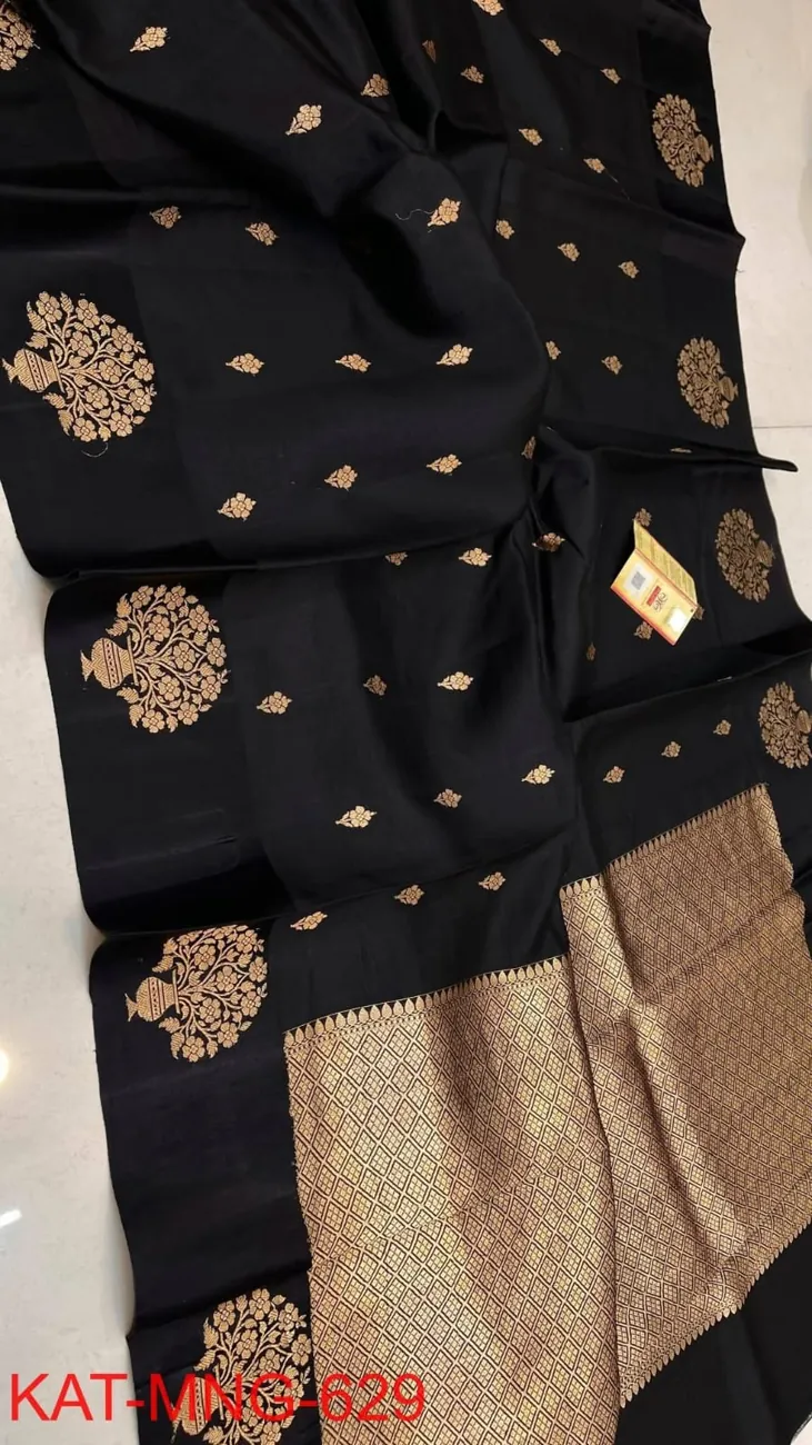 Noir Butta Silk Saree
