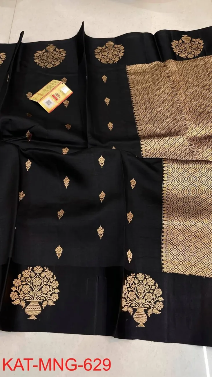 Noir Butta Silk Saree